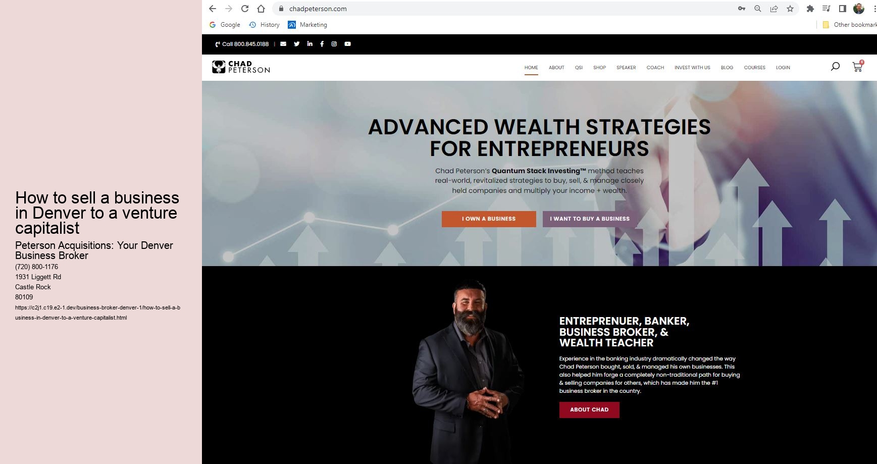 How to sell a business in Denver to a venture capitalist