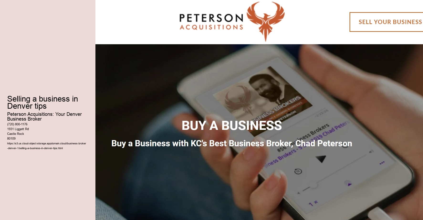 Selling a business in Denver tips