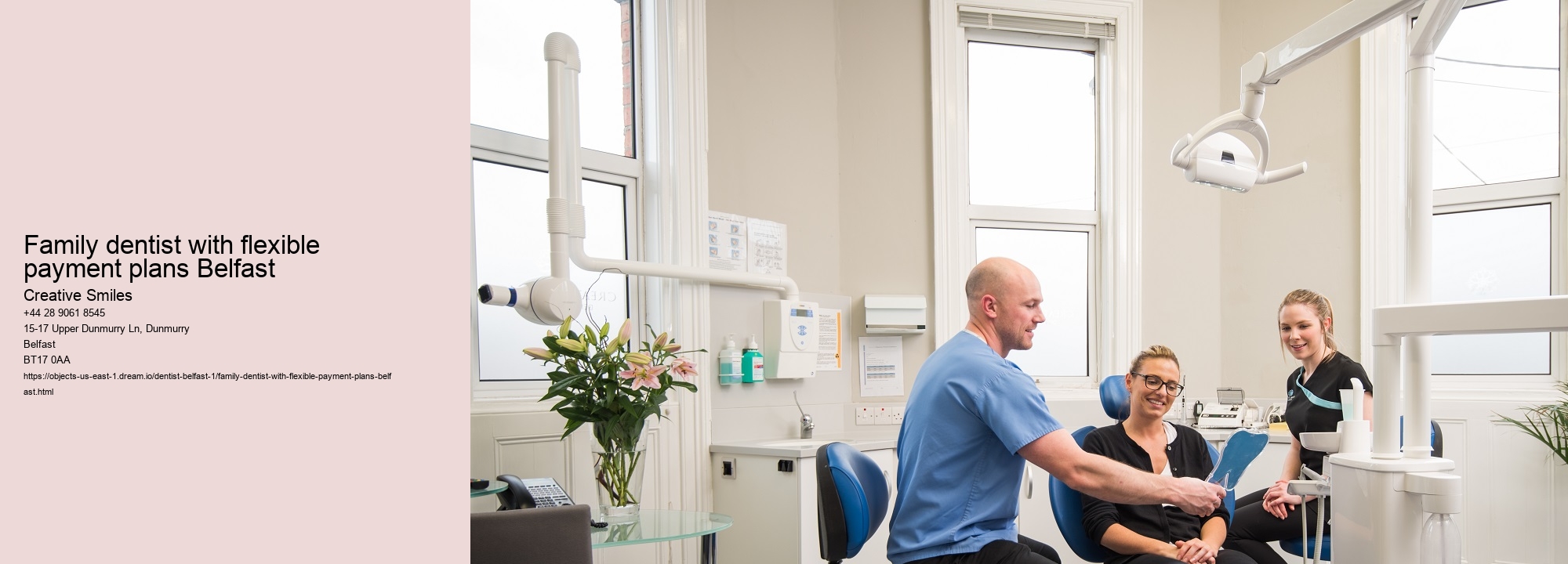 Family dentist with flexible payment plans Belfast