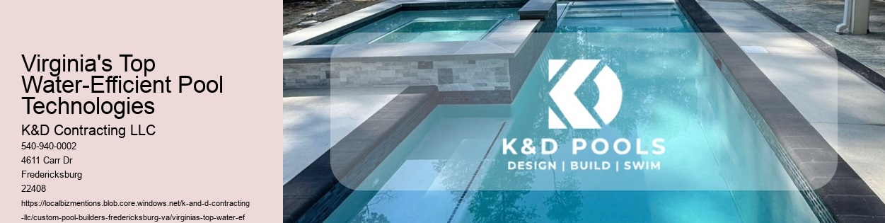 Virginia's Top Water-Efficient Pool Technologies